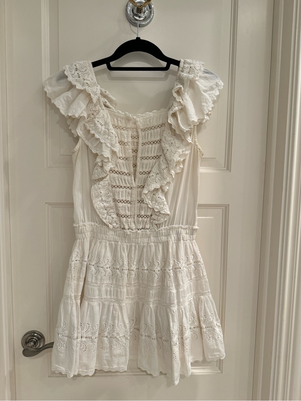 LoveShackFancy Dora Dress in Antique White - Picture 4 of 5